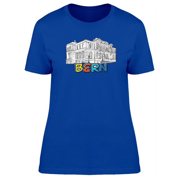 Bern B&W Landmark T-Shirt Women -Image by Shutterstock, Female XX-Large