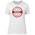 thumbnail image 1 of Bern City Grunge Stamp T-Shirt Women -Image by Shutterstock, Female Small, 1 of 2