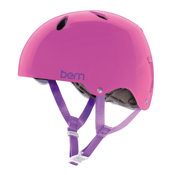 Bern Diabla Summer Large Bike Helmet, Translucent Pink