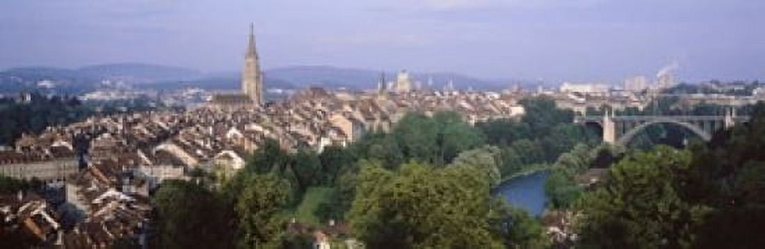 Bern Switzerland Canvas Art - Panoramic Images (18 x 6)