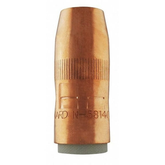 Bernard N-5814C Nozzle, Centerfire, 5/8 Orifice, 1/4 Recess, Copper, 10 pack