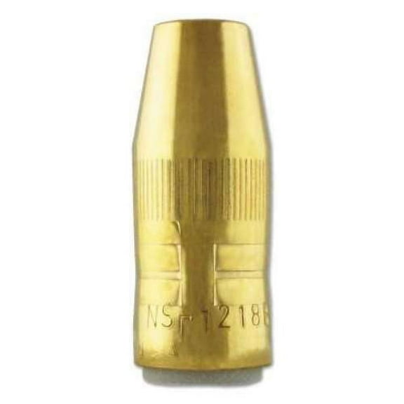 Bernard NS-1218B Nozzle, Centerfire, Slim, 1/2 Orifice, 1/8 Recess, Brass, 10 pack