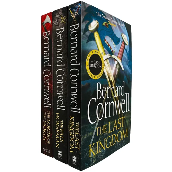 Pre-Owned Bernard Cornwell The Last Kingdom 3 Books Set Collection Series