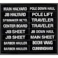 thumbnail image 1 of (Price/PK)Bernard Engraving IL01 16 Label Set for Sailboats, 1 of 2