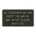 thumbnail image 1 of Bernard Engraving  FP024; All Fishermen Are Liars -Sign, 1 of 2