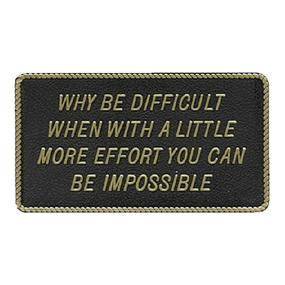 Bernard Engraving Fun Plaque FP050