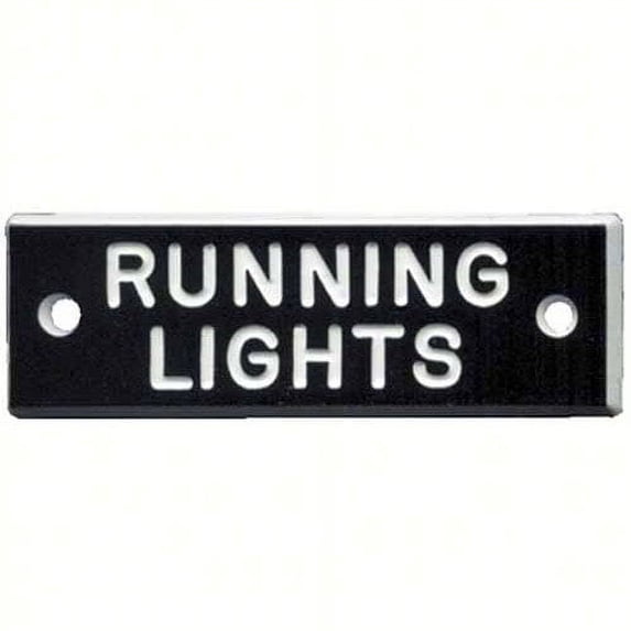Bernard Engraving IP020; Nameplate-Running Lights Pkg/5