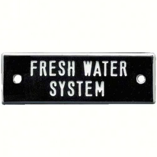 Bernard Engraving IP052; Nameplate-Fresh Water Sys 5/Pk