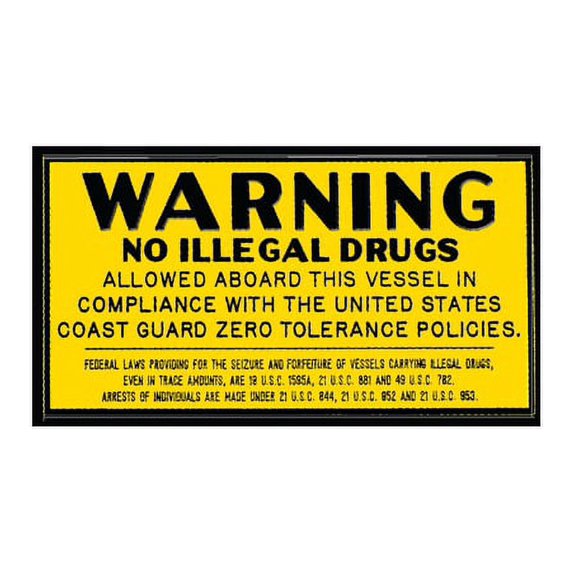 Bernard Engraving P229; No Illegal Drugs Plaque