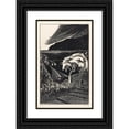 thumbnail image 1 of Bernard Essers 11x14 Black Ornate Wood Framed Double Matted Museum Art Print Titled: Mimosacoom in Santa Margherita Ligure (1926), 1 of 5