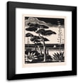 thumbnail image 1 of Bernard Essers 20x24 Black Modern Framed Museum Art Print Titled - Coast at Saint-Raphael (1930), 1 of 5