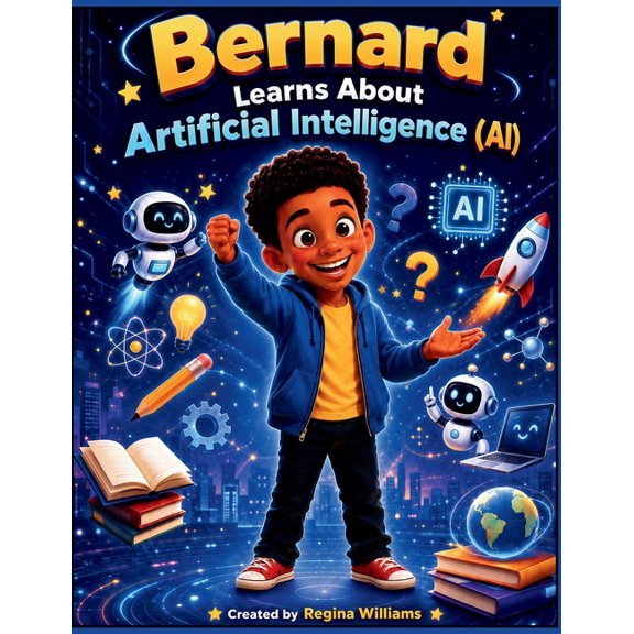 Bernard Learns About Artificial Intelligence (AI): A Fun STEM Picture Book for Kids About Technology, Creativity, and Sm, (Paperback)