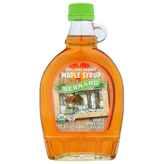 Bernard: Pure Organic Maple Syrup, 12.5 oz | Pack of 6