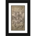 thumbnail image 1 of Bernard van Orley 11x18 Black Ornate Wood Framed Double Matted Museum Art Print Titled - The Resurrection Of&nbsp;Christ (ca.&nbsp;1525-30), 1 of 5