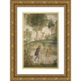 thumbnail image 1 of Bernardino Luini 13x18 Gold Ornate Wood Frame and Double Matted Museum Art Print Titled - The Despair of Cephalus (C. 1520-1522), 1 of 4
