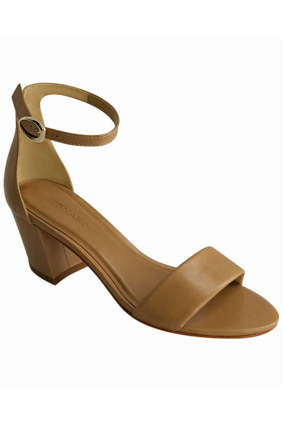Bowie Leather Sandal, 8.5, Beige