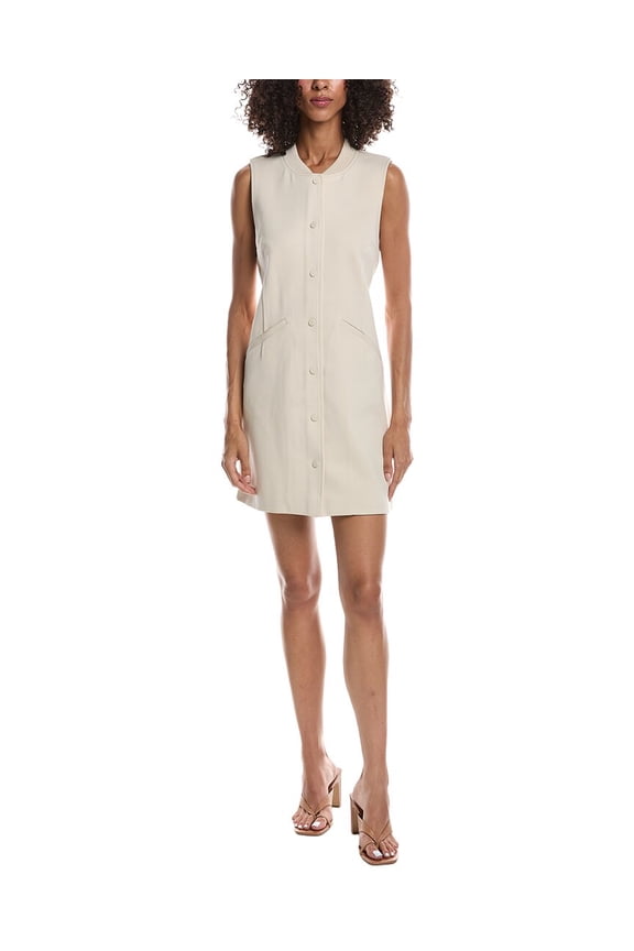 womens Jacket Shift Dress, s, Tan