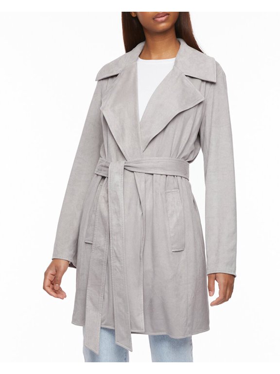 womens Long Jacket, s, Grey