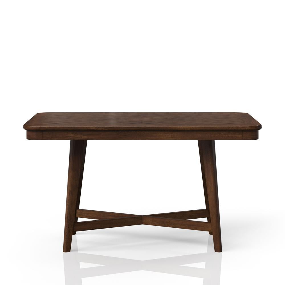 Dorval Mid-Century Modern Cherry Wood Dining Table for Six