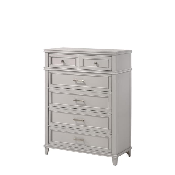 Bernards Gray Nova Ii 5 Drawer Chest
