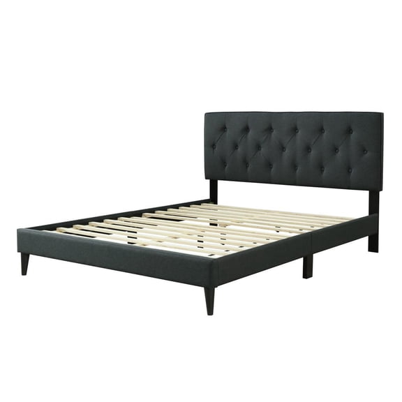 Bernards Piper Upholstered Full Bed In A Box