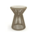 thumbnail image 1 of I Home Furnishings Transitional Elements Rope Spot Table, 1 of 4
