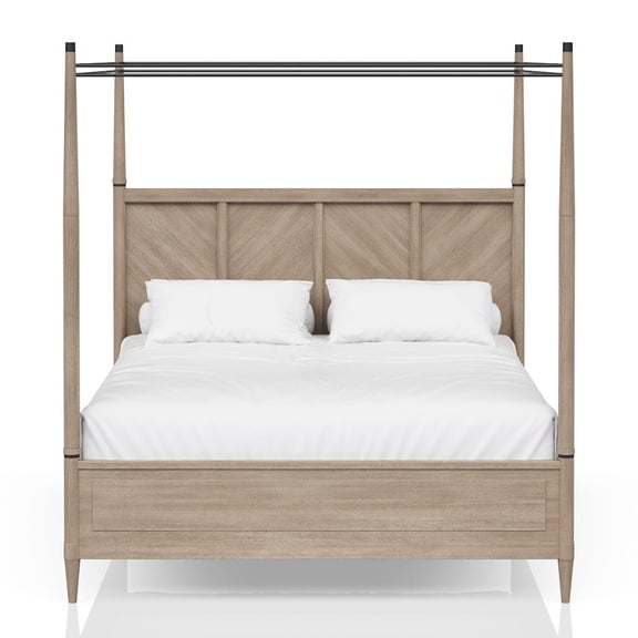 Bernards Wilmington Queen Canopy Bed