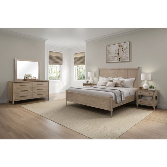 Bernards Wilmington Queen Lo-Post Bed