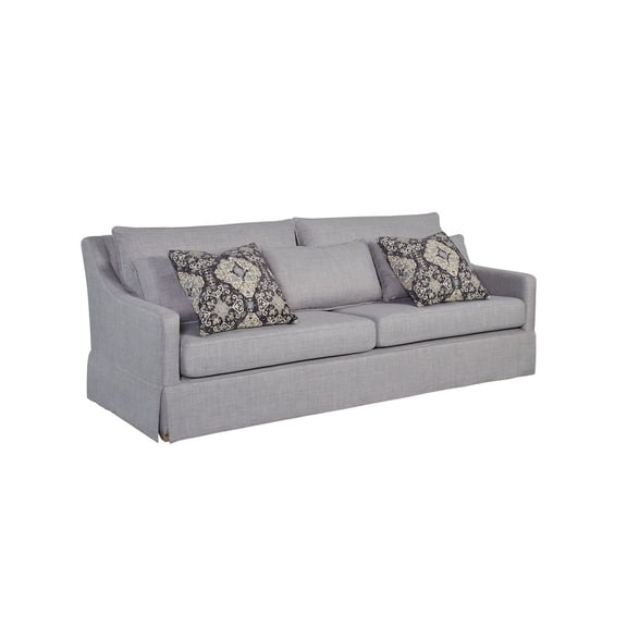Bernards Wilmington Sofa B W/ 2 Pillows