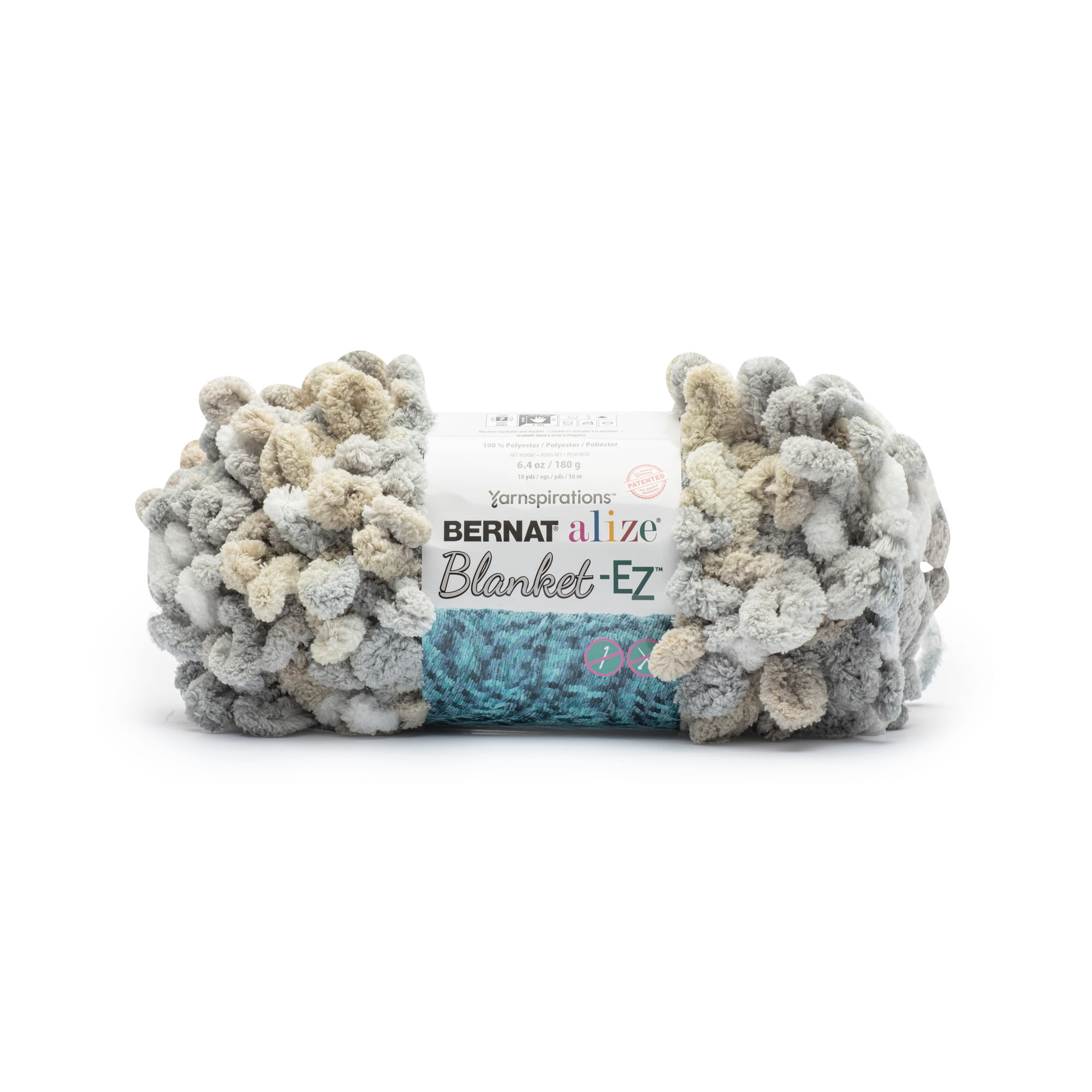 Bernat® Alize Blanket™ #7 Jumbo Polyester Yarn, Sandbox 6.4oz/180g 18 Yards