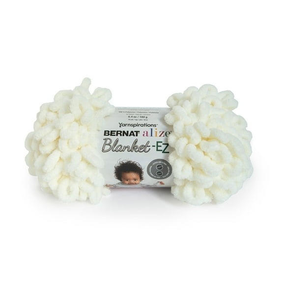 Bernat Alize® Blanket-EZ™ 7 Jumbo Polyester Yarn, Cream 6.4oz/180g, 18 Yards