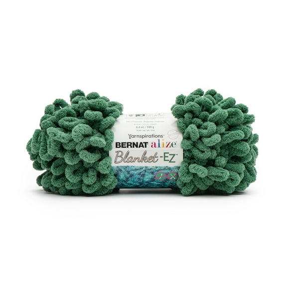 Bernat® Alize Blanket™ #7 Jumbo Polyester Yarn, Hedge Green 6.4oz/180g 18 Yards