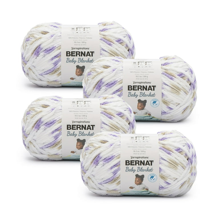 Bernat baby blanket yarn mellow mauve sale