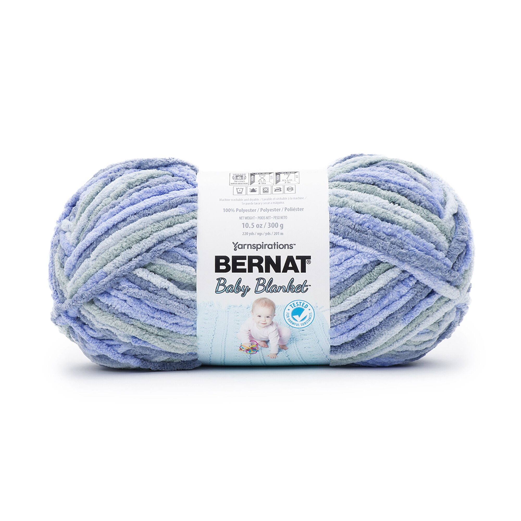 Bernat Baby Blanket Big Ball Yarn-Lovely Blue, 1 count - Kroger