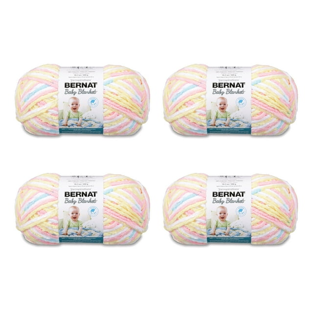 Bernat® Baby Blanket™ 6 Super Bulky Polyester Yarn, Pitter Patter 10