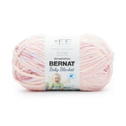 Bernat® Baby Blanket™ #6 Super Bulky Polyester Yarn, Raspberry Kisses 10.5oz/300g, 220 Yards