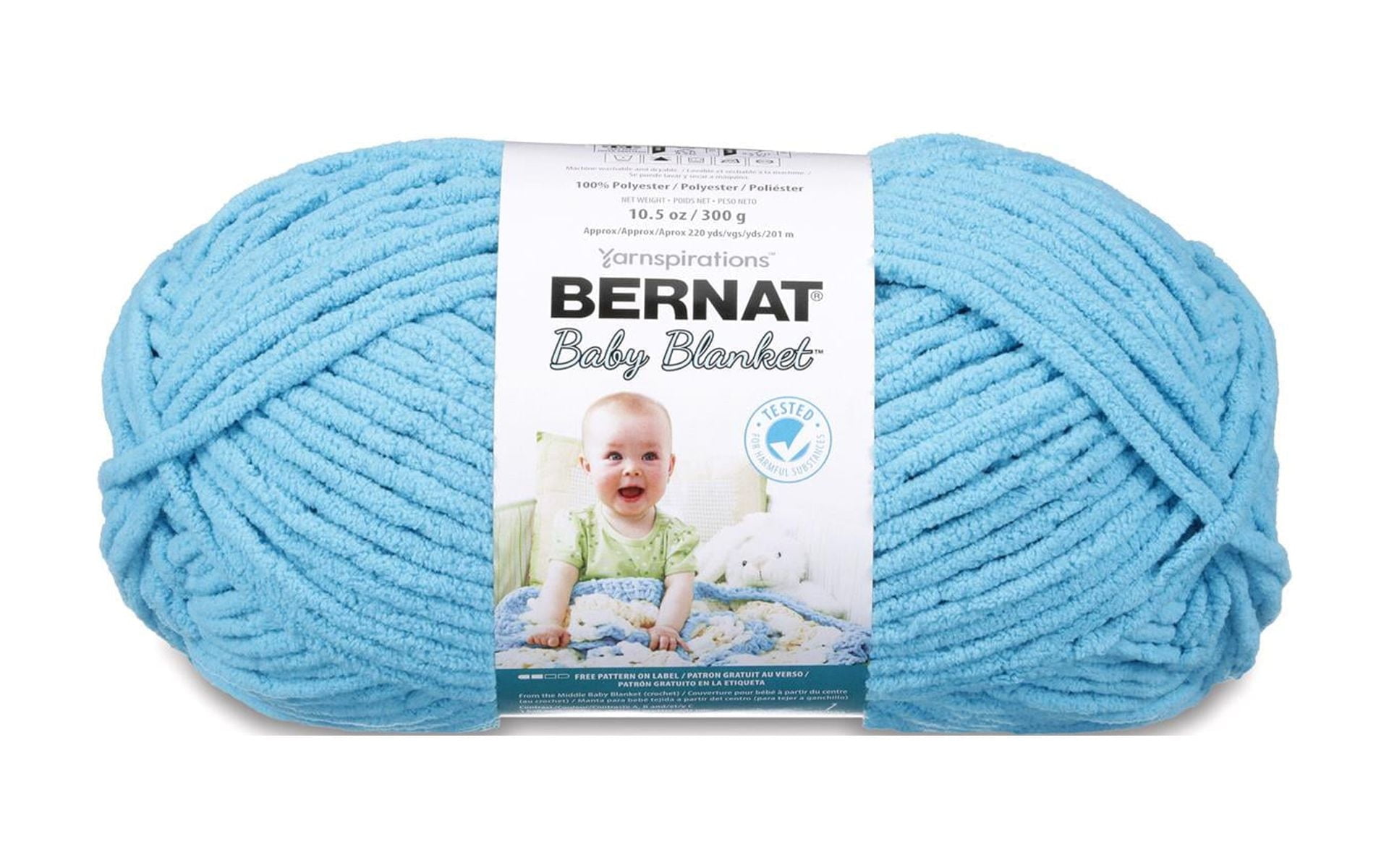 Bernat Baby Blanket Big Ball Yarn-Baby Teal