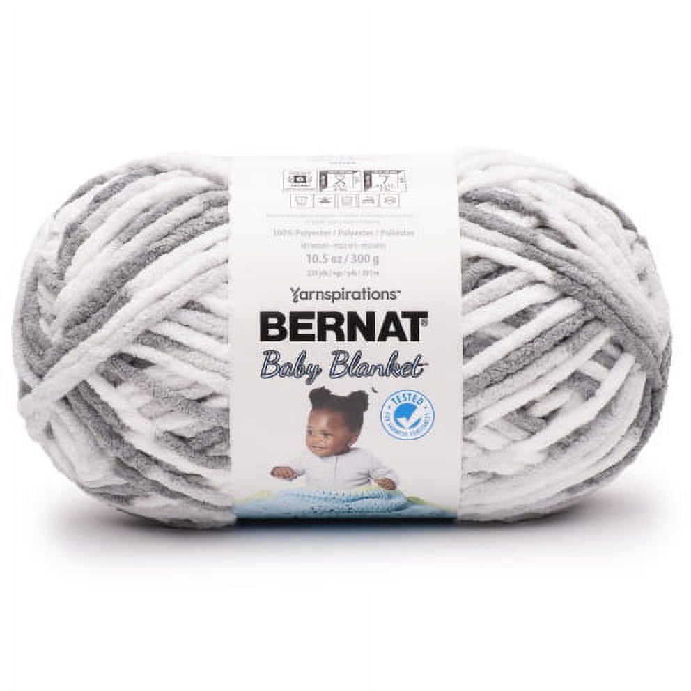 Bernat Baby Blanket Big Ball YarnDapple Gray