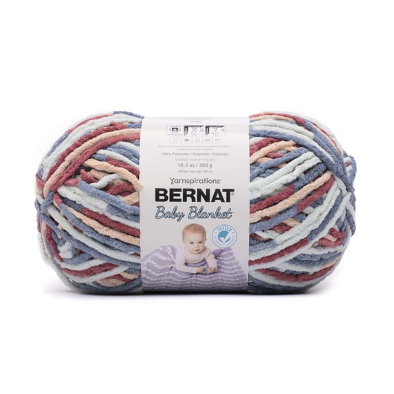 Bernat Baby Blanket Button Roses Yarn