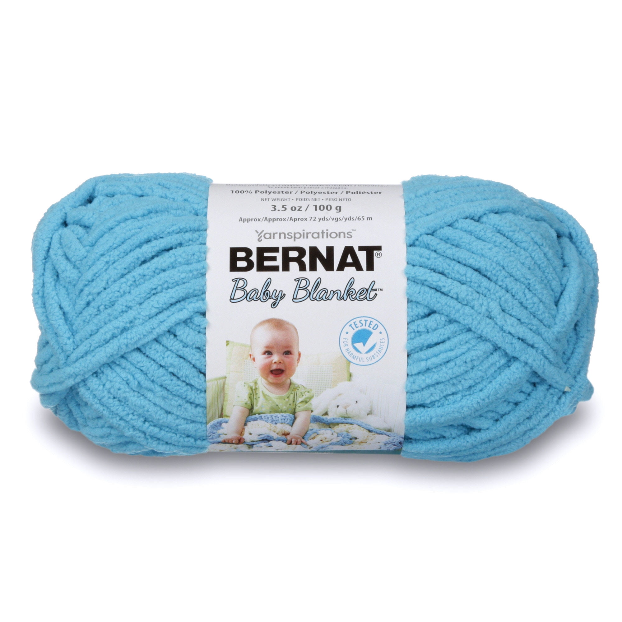 Bernat Baby Blanket Small Ball Yarn, 72 Yd.