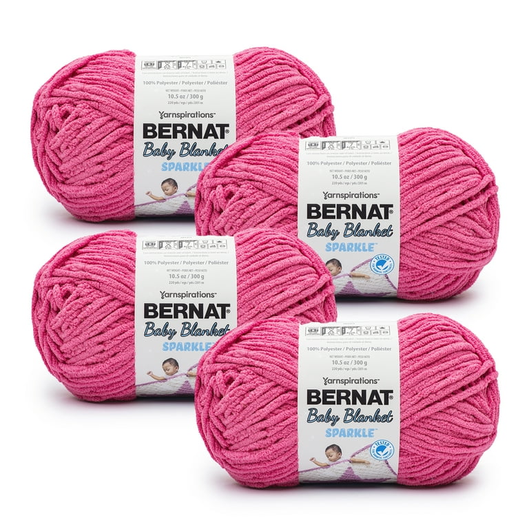 Bernat Baby Blanket Yarn 10.5oz Super Bulky Yarn Lot of 3 Blue Yellow  Purple