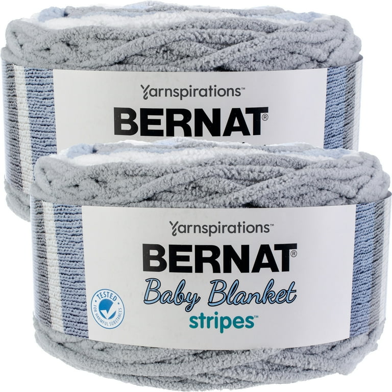 Bernat baby store blanket stripes pattern