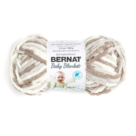 Bernat Baby Blanket™ Super Bulky 100% Polyester Little Sand Castles Yarn, 72 yd