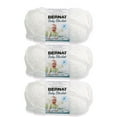 thumbnail image 1 of Bernat Baby Blanket White Yarn - 3 Pack of 100g/3.5oz - Polyester - 6 Super Bulky - 72 Yards - Knitting/Crochet, 1 of 9