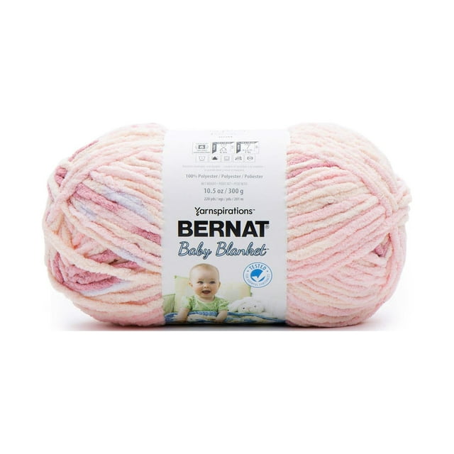 Bernat Baby Blanket Yarn Big Ball 300gm RB Kisses