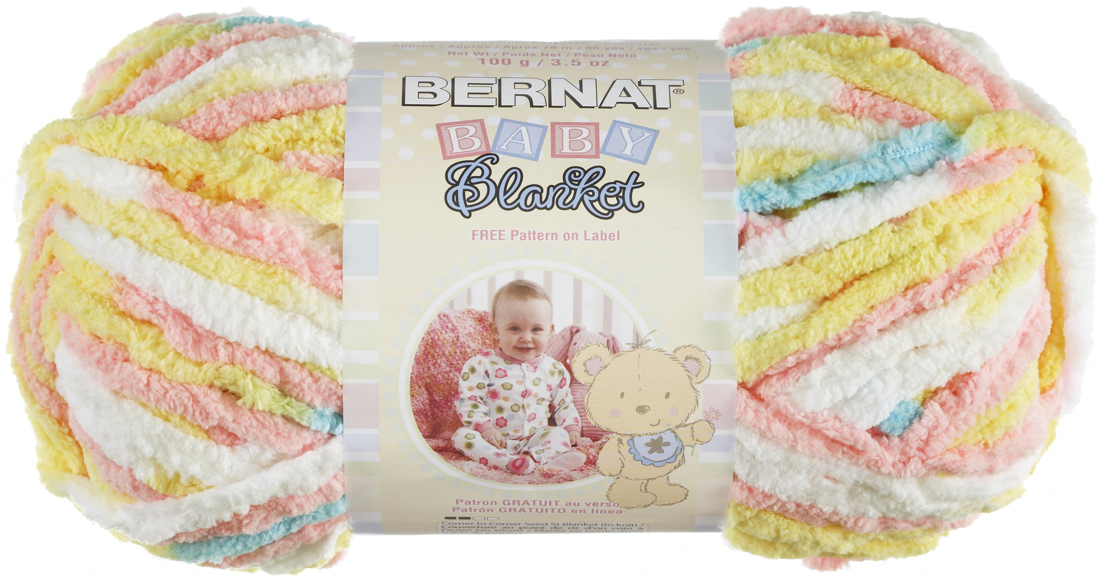 Bernat Baby Blanket Yarn Pitter Patter, Multipack of 12