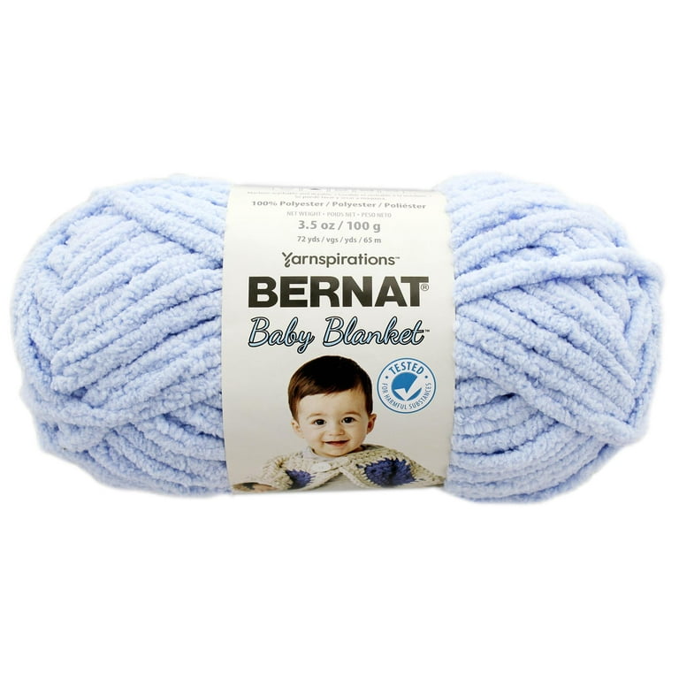 Bernat Baby Blanket Yarn, Baby Blue