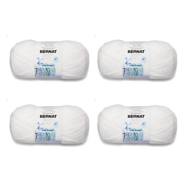 Bernat® Baby Sport™ #3 Light Acrylic Yarn, White 10.5oz/300g, 1077 Yards (4 Pack)
