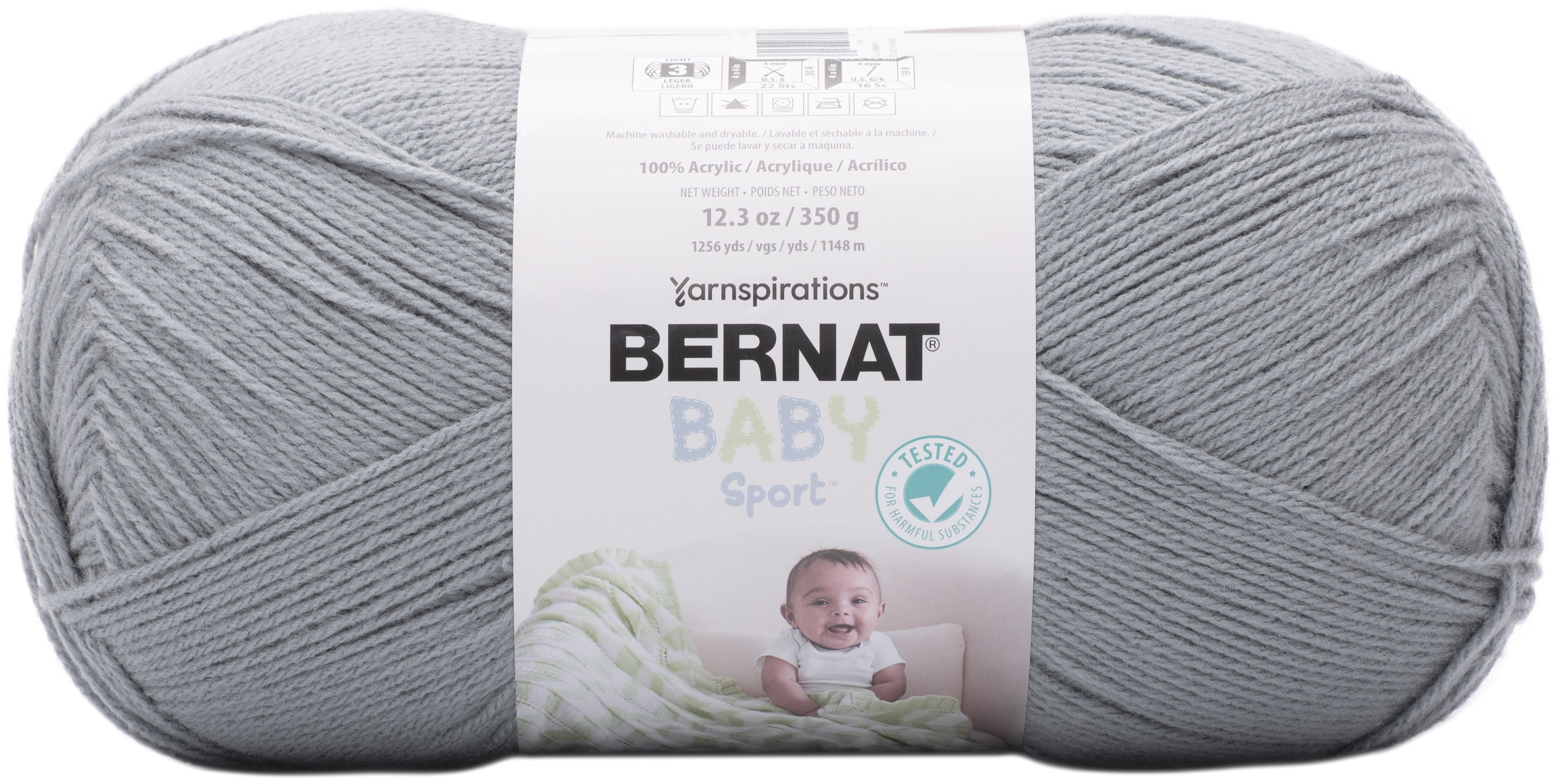 bernat, Office, New Bernat Baby Sport White Yarn
