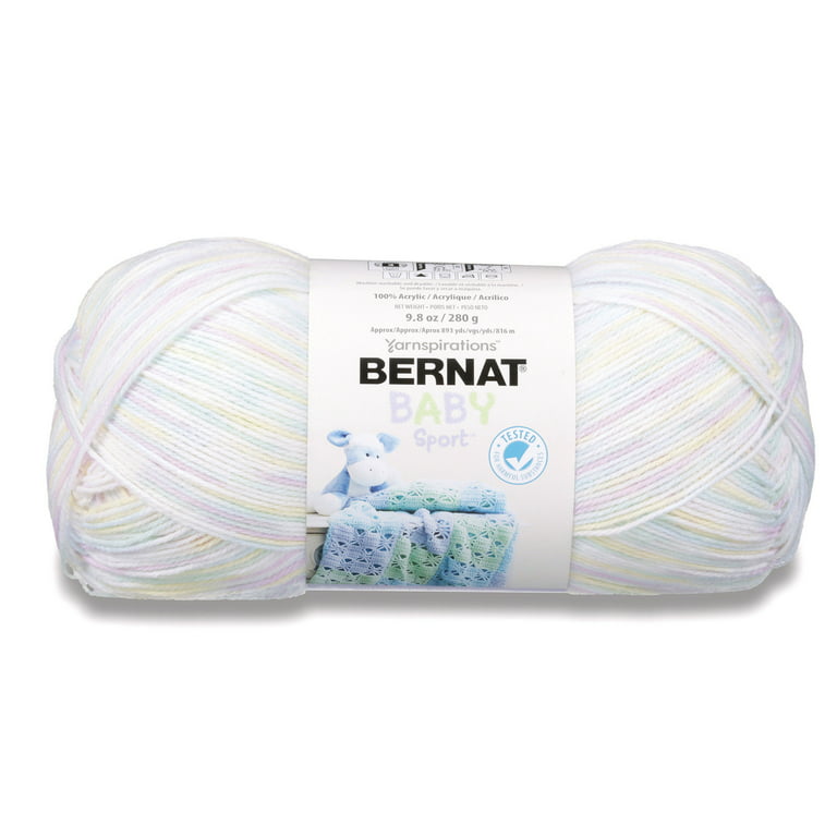 Bernat Baby Big Ball Sport Yarn - Baby Grey